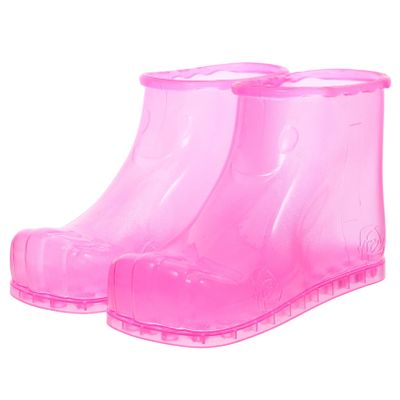 OATIPHO Heat Resistant PVC Foot Bath Shoes for Home Use Non Leak Water Soak Boots with High Density Durable Material Comfortable Household Foot Massage Shoes for and Relaxation