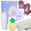 IVF Transfer Box - Fertility Care Package with Pineapple Lip Balm, Bath Soak, Tumbler, IVF Prep Pouch & Lucky Socks - Gift for Women Going Through IVF - 5 Curated Items view 1