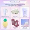 IVF Transfer Box - Fertility Care Package with Pineapple Lip Balm, Bath Soak, Tumbler, IVF Prep Pouch & Lucky Socks - Gift for Women Going Through IVF - 5 Curated Items view 3