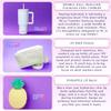 IVF Transfer Box - Fertility Care Package with Pineapple Lip Balm, Bath Soak, Tumbler, IVF Prep Pouch & Lucky Socks - Gift for Women Going Through IVF - 5 Curated Items view 4