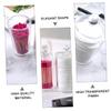 LOEFLIFA Transparent Cosmetic Pad Box Makeup Organizer for Vanity Bathroom Storage Case for Cotton Swabs Powder Cushions Lipstick and Jewelry Easy to Clean Household Makeup Storage view 3