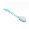 Baluue Long Handle Bath Brush Blue with Medium Stiffness Bristles Exfoliating Body Scrubber for Feet Knees Legs Styrene Artificial Fiber Skin Cleanser for Shower and Bath Use view 3