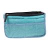 ETHZZLE Large Capacity Double Multi Pocket Bag Liner Durable Stylish Travel Toiletry Organizer Pouch Lightweight Foldable Storage for Cosmetics and Makeup Accessories Sky Blue view 1