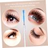minkissy 4pcs Eyelash Brush Key Chain with Durable Plastic and Artificial Fiber Lightweight Mascara Wands for Women Makeup Portable Travel Friendly Eyelash Comb Brushes with Decorative view 2