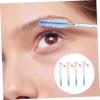 minkissy 4pcs Eyelash Brush Key Chain with Durable Plastic and Artificial Fiber Lightweight Mascara Wands for Women Makeup Portable Travel Friendly Eyelash Comb Brushes with Decorative view 4