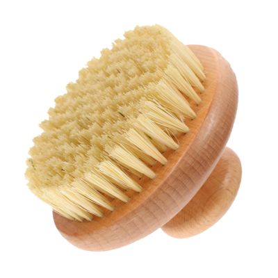 AUTSUPPL Handheld Bath Brush with Rounded Handle for Skin Exfoliating and Deep Cleaning Compact Body Scrubber for Legs Arms Chest Durable Skin Safe Material for Home and Dorm Use
