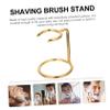 Baluue Shaving Metal Rack Organizer with Razor and Brush Holder Durable Resistant Bathroom Stand for Mens Shaving Tools Efficient Air Drying Shave Brush Storage Space Saving Grooming view 2