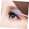 FOMIYES 4pcs Eyelash Brush Tubes with Keychain Durable Mascara Wands Blue Long Eyebrow Brush Wands Portable Eyelash Comb for Precise Makeup Application view 3