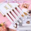 150 Pcs 100/180 Grit Nail Files, Double Sided Emery Boards, Washable Reusable Nail Buffers, Manicure Tools for Natural Acrylic Toenails Home and Salon Use view 4