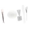 Jiawu Face Tool Silicone Brush Soft Brush Mixed Bowl Spatula Set for Skin Care Package view 1