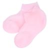 Beatifufu Moisturizing Treatment Socks for Dry Cracked Callused Feet Elastic Foot Care Stockings for Skin Hydration and Softening Lightweight Comfortable Socks for Women Pink view 1