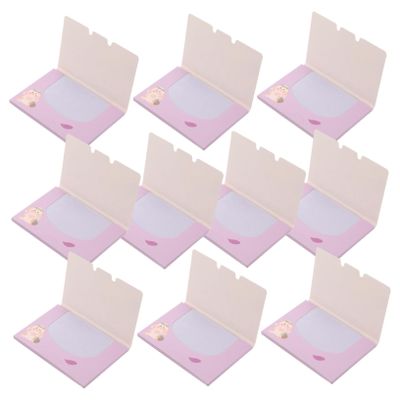 TOPPERFUN 10 Boxes Oil Control Facial Blotting Papers for Oily Skin Ultra Thin Absorbing Tissues for Makeup Touch Up Remove Excess Shine and Oil Suitable for Men and Women Pack