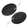 ADOCARN 2pcs Natural Pumice Stone Foot Scraper Dead Skin Callus Remover for Cracked Heels Ergonomic Design Foot File for Exfoliating and Relaxing Pedicure Care at Home view 1