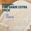 3 W x 100 Yds Natural Muslin Epilating Roll Tear-Resistant Removal view 2