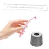 WOFASHPURET 2pcs Aluminum Safety Razor Stand Holder for Bathroom Lightweight Portable Razor Base with Slip Resistant Design Easy Storage and Drying view 4