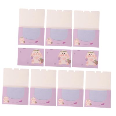 HONMEET 10 Boxes Facial Oil Blotting Paper Oil Absorbing Tissues for Oily Skin Care Makeup Friendly Portable Blotting for Men and Women Removes Excess Shine
