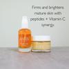 LIFT & BRIGHTEN SET by JustUs Skincare - Advanced Anti-Aging Cream Brightening + Hydrating Skincare Duo for Face  Perfect 2-Step Day + Night Routine  30ml + 50ml view 2