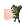 4-in-1 gua sha Tool for face | Jade Facial Massage Tool | Face Lymphatic Drainage Tool | 100% Natural Jade Stone face Sculpting Tool view 1