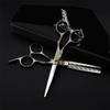 6.0 Inch Silver Salon Barber Hairdressing Scissors, Stainless Steel Barber Hairdressing, for Women, Men And Hairdressers view 1