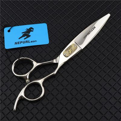 6.0 Inch Silver Multifunctional Salon Stainless Hairdressing Shears, Professional Haircut Scissors, for Women, Men and Hairdressers
