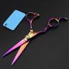 5.5" Set Professional hairdresser's Left-Hand Scissors Hairdressing Scissors Hair Cutting Scissors Barber thinning Shears view 2