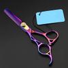5.5" Set Professional hairdresser's Left-Hand Scissors Hairdressing Scissors Hair Cutting Scissors Barber thinning Shears view 4