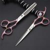 6.0 Inch Professional Hairdressing Scissors Set, Hair Cutting Barber Shears Kits, Hairdresser Thinning Scissors & Straight Shears, Three Colors, for Men Women Kids,Black view 2