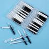 70 PCS Tiny Brushes for Cleaning Small Parts, Shower Head Cleaner Picks, Multiple Showers Heads Cleanings Brushes Set, Tiny Brush for Clean Small Parts (Black White) view 3