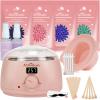 Waxing Kit -Digital Wax Warmer Machine for Hair Removal with 4 Packs of Hard Wax Beads & Silicone Pot for Full Body, Legs, Face, Eyebrows, Bikini, Brazilian at Home Waxing Kit for Women Men view 1