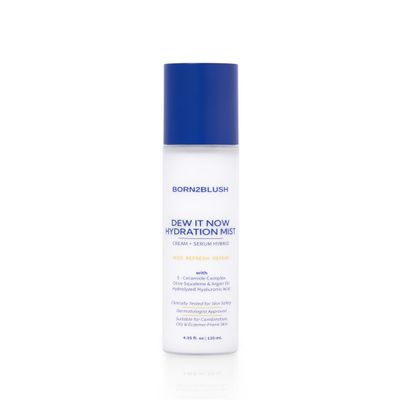 Dew It Now Hydration Mist | Hydrating Face Mist Toner Spray with 5-Ceramide Complex, Argan Oil & Squalane | Lightweight Barrier Repair Mist for Dewy, Glowy Skin | Sensitive Skin Safe | 120ml