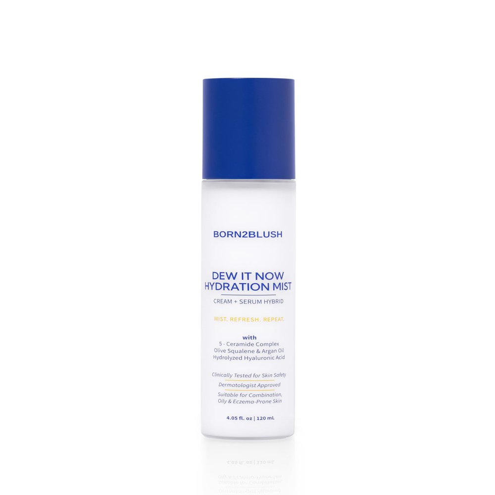 Dew It Now Hydration Mist | Hydrating Face Mist Toner Spray with 5-Ceramide Complex, Argan Oil & Squalane | Lightweight Barrier Repair Mist for Dewy, Glowy Skin | Sensitive Skin Safe | 120ml