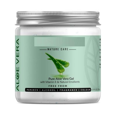 Velvan Aloe Vera Gel With Vitamin E and Essential Oil, Ideal for Skin, Face, Acne Scars, Hair Care, Moisturizer & Dark Circles - 200g