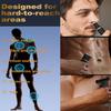 Beard Trimmer for Men,Manscape 3-in-1 Electric Razor Groin Groomer,IPX7 Waterproof Wet/Dry,Versatile Body Hair Trimmer for Ball/Beard/Nose,USB Rechargeable & Nose/Shaves Head,Christmas Gifts for Men view 3