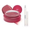 AOU FLOOFY MATTE BALM x Pencil Brush - 03 Cotton Balm & Silicone Tip Brush | Tinted Balm Blusher for Lips and Cheeks, Compact & Retractable Silicone Tip Brush for Easy Carry view 1