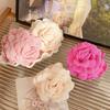 Rose Flower Clips for Women, 2 Pack Large Rose Hair Claw Clips, Floral Hair Clips for Women Girls Thick Hair, Non Slip Strong Hold, 2 Colors view 3
