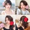 Rose Flower Clips for Women, 2 Pack Large Rose Hair Claw Clips, Floral Hair Clips for Women Girls Thick Hair, Non Slip Strong Hold, 2 Colors view 4