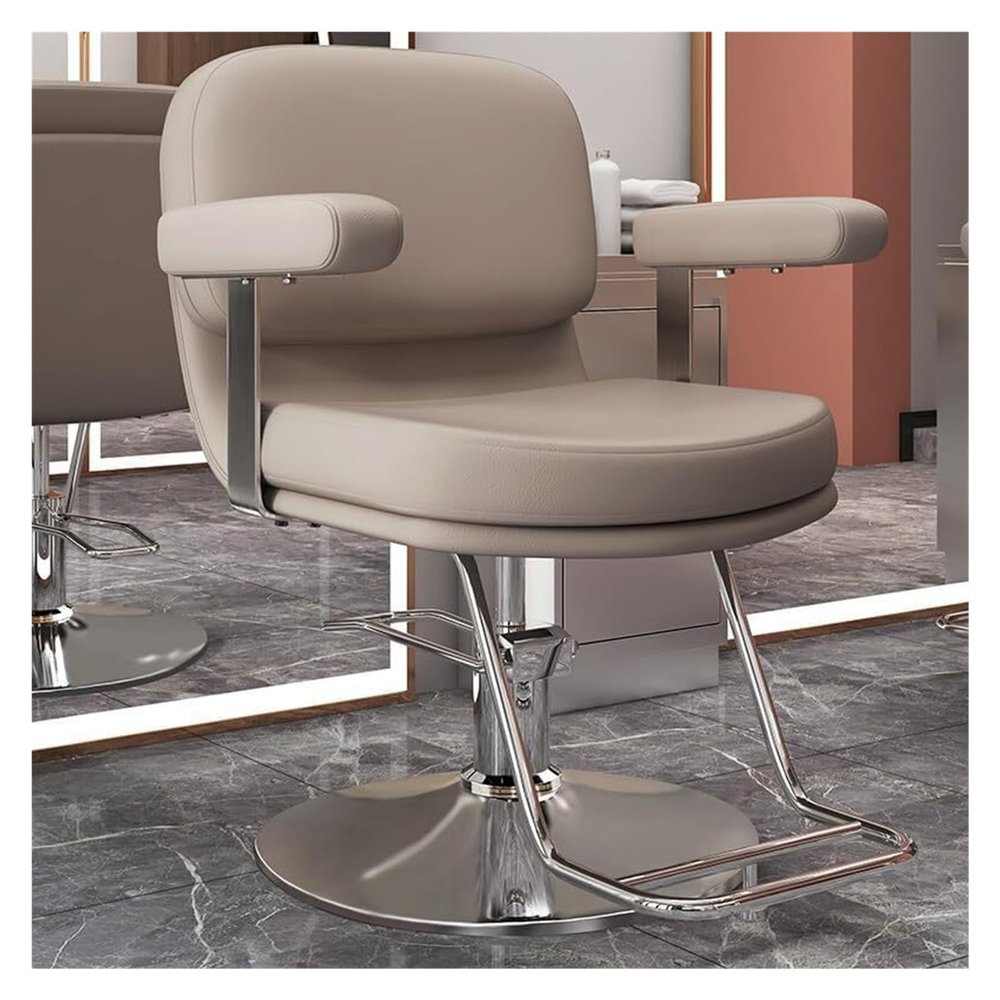 360 Swivel Hair Salon Chair Adjustable Barber Chair, Styling Chair with Heavy Duty Hydraulic Pump,Elegant Yet Functional