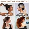 100 Pcs Neutral Hair Ties, Non-Slip Elastics for Thick & Thin Hair Women and Girls, No Damage, No Slip Soft Ponytail Holders view 3
