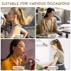 100 Pcs Neutral Hair Ties, Non-Slip Elastics for Thick & Thin Hair Women and Girls, No Damage, No Slip Soft Ponytail Holders view 4