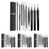 40pcs Pimple Popper Tool Kit Stainless Steel Blackhead Remover Tool Comedones Extractor for Forehead Facial Nose Lightweight Acne Needle Tool with Metal Case for Travel Home Use view 1