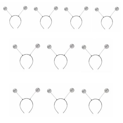 10 Pieces Eye Catching Headband with Ornaments Halloween Costume Parties Fashion Hairband Headwear for Children Adults