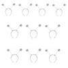 10 Pieces Eye Catching Headband with Ornaments Halloween Costume Parties Fashion Hairband Headwear for Children Adults view 1