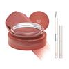 AOU FLOOFY MATTE BALM x Lip Brush - 01 Coral Balm & Silicone Tip Brush | view 1