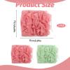 2 PCS Loofah Washcloth, Soap Bar Loofah with Drawstring Soft, 2 in 1 Loofahs Sponge Washcloth for Cleansing and Smooth Skin(Pink, Green) view 2