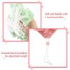 2 PCS Loofah Washcloth, Soap Bar Loofah with Drawstring Soft, 2 in 1 Loofahs Sponge Washcloth for Cleansing and Smooth Skin(Pink, Green) view 4