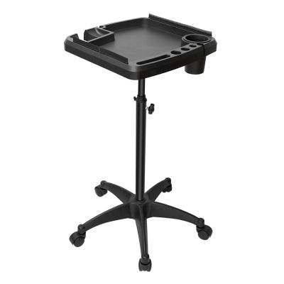 Barber Cart Rolling Tray Aluminum Trolley Cart Height Mobile Beauty Barber Spa Storage Salon Tattoo Hairstylist Tool for Hairdressing Tools