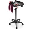 Barber Cart Rolling Tray Aluminum Trolley Cart Height Mobile Beauty Barber Spa Storage Salon Tattoo Hairstylist Tool for Hairdressing Tools view 2