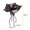 HYgloF Barber Cart Barber Mixed Tint Dye Bowl Salon Trolley Tray Salon Tool Metal Support for Hairdressing Tools view 2