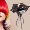 HYgloF Barber Cart Barber Mixed Tint Dye Bowl Salon Trolley Tray Salon Tool Metal Support for Hairdressing Tools view 3
