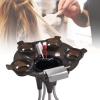 HYgloF Barber Cart Barber Mixed Tint Dye Bowl Salon Trolley Tray Salon Tool Metal Support for Hairdressing Tools view 4